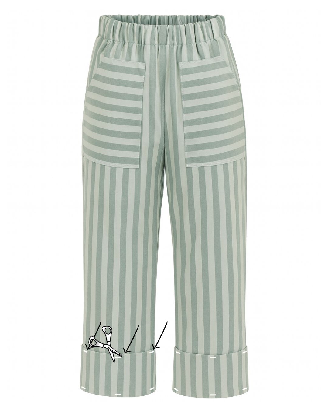 Grow-With-Me Caterpillar Pants | Adjustable Cotton Toddler Pants